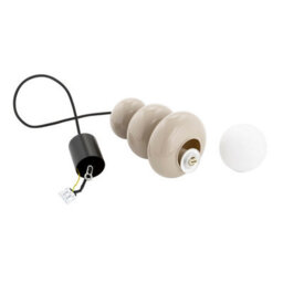 Luminosa Lighting Luminosa Orlando Plus Slim Pendant Ceiling Light Cashmere Gloss, Opal Matte G9, Ip44 - thumbnail 6