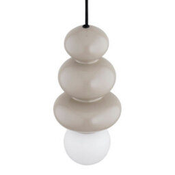 Luminosa Lighting Luminosa Orlando Plus Slim Pendant Ceiling Light Cashmere Gloss, Opal Matte G9, Ip44 - thumbnail 5