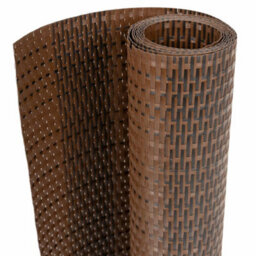 Berkfield Balcony Screen Brown And Black 400X90 Cm Poly Rattan - thumbnail 2