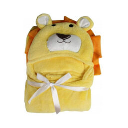 Woodside Home Living Hooded Baby Blanket - Lion - thumbnail 2