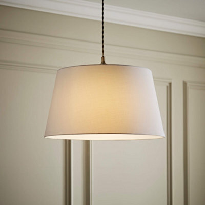 Valuelights Aspen Large White Tapered Ceiling Lamp Shade (D)45Cm - image 1