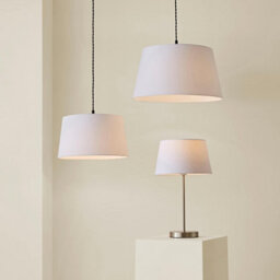 Valuelights Aspen Large White Tapered Ceiling Lamp Shade (D)45Cm - thumbnail 7