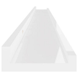 Berkfield Wall Shelves 4 Pcs High Gloss White 115X9X3 Cm - thumbnail 7