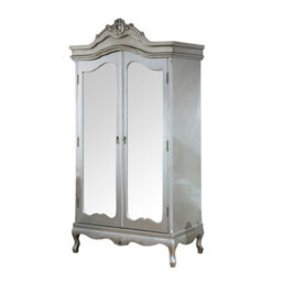 Melody Maison Mirrored Double Wardrobe - Tiffany Range - thumbnail 8