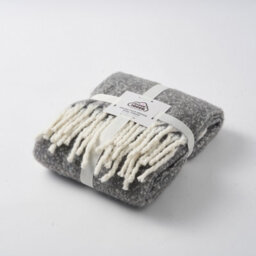 Allure Bath Fashions Aisling Faux Mohair Throw Blanket 127 X 170Cm - Graphite - thumbnail 3