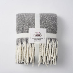 Allure Bath Fashions Aisling Faux Mohair Throw Blanket 127 X 170Cm - Graphite - thumbnail 4