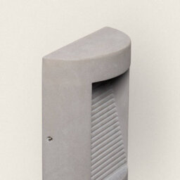 Edit Zalix Led Outdoor Flush Wall Light Stone Grey - thumbnail 5