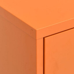 Vidaxl Storage Cabinet Orange 80X35X101.5 Cm Steel - thumbnail 7