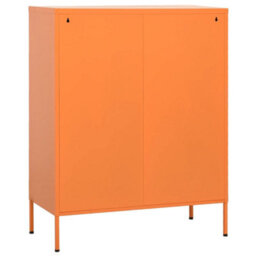 Vidaxl Storage Cabinet Orange 80X35X101.5 Cm Steel - thumbnail 5