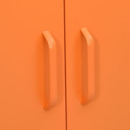 Vidaxl Storage Cabinet Orange 80X35X101.5 Cm Steel - thumbnail 8