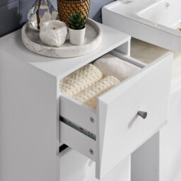 Sobuy Bzr93-W, Laundry Cabinet Laundry Chest Bathroom Storage Cabinet,white,w34Xd30Xh89.5 - thumbnail 8