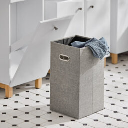 Sobuy Bzr93-W, Laundry Cabinet Laundry Chest Bathroom Storage Cabinet,white,w34Xd30Xh89.5 - thumbnail 9