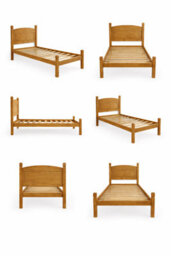 "Mercers Furniture Corona 3'0"" Single Low Foot End Bed Frame Solid Wood Pine Wooden Bedroom With Mexican Styling" - thumbnail 7