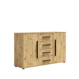 Arte Maxione 02 Chest Of Drawers 150Cm - Oak Artisan, Warm Woodgrain Storage - thumbnail 1
