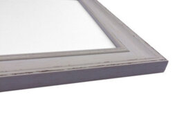 Frames By Post Scandi Pale Grey Frame With Dark Grey Mount For Image Size 14 X 8 Inch - thumbnail 3