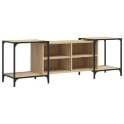 Walplus Tv Cabinet Sonoma Oak 153X37X50 Cm Engineered Wood - thumbnail 2