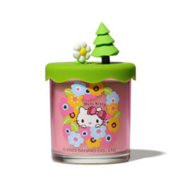 Hello Kitty Seasons Spring Candle, Glass Vessel With 3Dlid, Spring Blossom Scented - thumbnail 1
