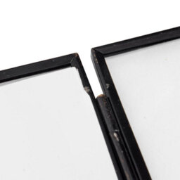 "Nicola Spring Hanging Metal Photo Frame - 6"" X 4"" - Black - Picture Frame Wall Mounted Frame With Rope" - thumbnail 4