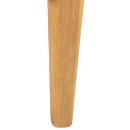 Wyld And Coco Outdoor Coffee Table Light Acacia Wood 70 X 70 Cm Slatted Top - thumbnail 5