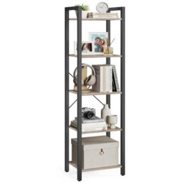 5-Tier Bookshelf, Bookcase, Shelving Unit - thumbnail 1