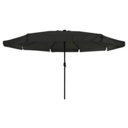 Berkfield Garden Parasol Black 395 X 395 X 245 Cm Polyester, Steel - thumbnail 4