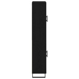 Berkfield Cabinets 2 Pcs Black Oak 69,5X34X180 Cm Engineered Wood - thumbnail 7