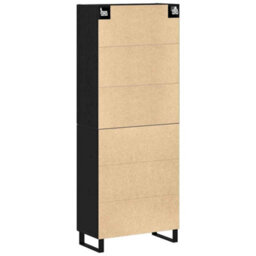 Berkfield Cabinets 2 Pcs Black Oak 69,5X34X180 Cm Engineered Wood - thumbnail 8