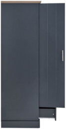 Gfw Kendal 3 Door 3 Drawer Wardrobe Slate Blue - thumbnail 9