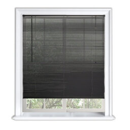 Lister Cartwright 25mm Pvc Venetian Blinds Windows Easy Fit Child Safety Included (Dark Grey, 145 Cm Width X 160 Cm Drop) - thumbnail 2
