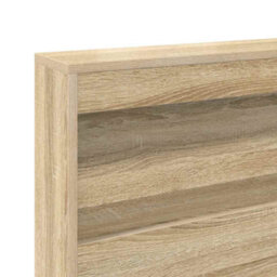 Berkfield Bookcase Bed Sonoma Oak 160X200 Cm Engineered Wood - thumbnail 9