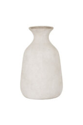 Darcy Ople Stone Vase, Modern Minimalist Decor Accent - thumbnail 1