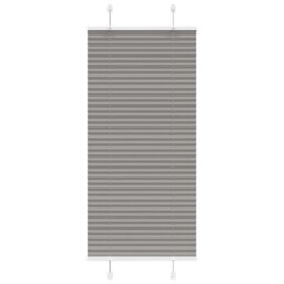 Berkfield Modern Pleated Blind Anthracite 55X100 Cm Fabric Width 54.4 Cm Polyester - thumbnail 1