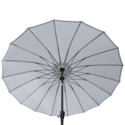 Sundaze 2.7M Grey Garden Parasol Umbrella Fiberglass Rib With Crank Tilt Outdoor Patio - thumbnail 9