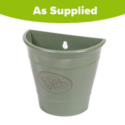 Yougarden Green Olive Wall Planter, 23Cm, Plastic Hanging Pot, Ready To Plant, For Garden Colour - thumbnail 2