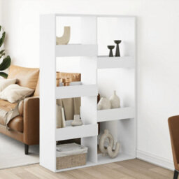 Berkfield Room Divider White 100X33X155.5 Cm Engineered Wood - thumbnail 1