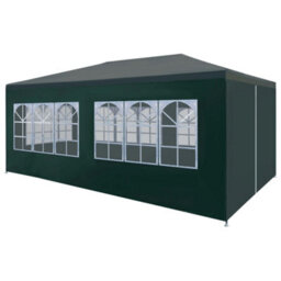 Walplus Party Tent Garden Gazebo Canopy 3X6 M Green - thumbnail 1