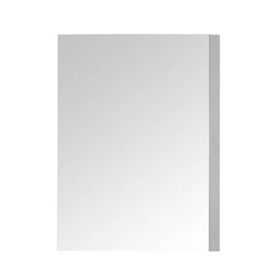 Homestylestore White Wall Hung Bathroom Mirror 700 X 500mm - image 1