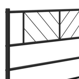 Berkfield Metal Headboard Black 180 Cm - thumbnail 6