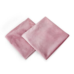 Deconovo Set Of 2 Cushion Covers 60Cm X 60Cm 24X24 Inches Throw Pillow Cases For Bed With Invisible Zipper Baby Pink - thumbnail 2
