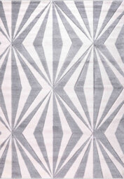 Valencia Modern Crystal Design Carved Area Rugs Silver 60X220 Cm - thumbnail 5