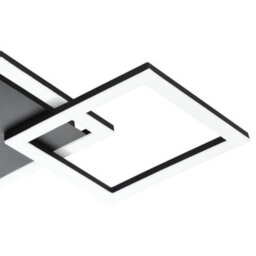 Eglo Paranday-Z Black Steel Smart Control, Colour Changing Ceiling Light, (L) 65Cm - thumbnail 4
