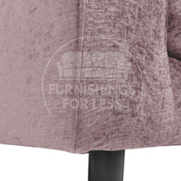 Furnishings For Less UK Monaco Chenille Fabric Long 4 Seater Sofa  Pink - thumbnail 5