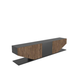 Decorotika Pearl Tv Stand Tv Unit For Tvs Up To 71 Inch Black And Alina - thumbnail 5