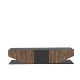 Decorotika Pearl Tv Stand Tv Unit For Tvs Up To 71 Inch Black And Alina - thumbnail 4