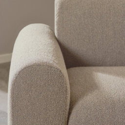 Furniture To Go Midfield Right Hand Facing 2 Seater Chaise Longue In Boucle Beige Fabric - thumbnail 8