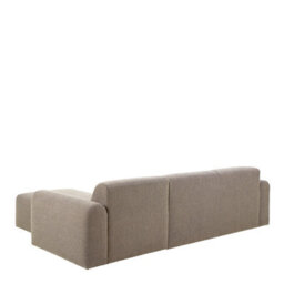 Furniture To Go Midfield Right Hand Facing 2 Seater Chaise Longue In Boucle Beige Fabric - thumbnail 3