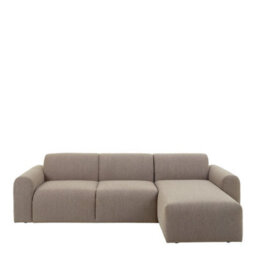 Furniture To Go Midfield Right Hand Facing 2 Seater Chaise Longue In Boucle Beige Fabric - thumbnail 2