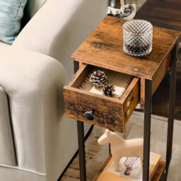 Rafaelo Mobilia Set Of 2 Slim Side Tables Home Furniture - thumbnail 4