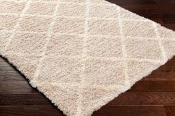Livabliss Urban Shaggy-Geometric Beige Ivory Cream Soft Plush Pile Living Bedroom Rug 130 X 170 Cm Easy Care, Non Shedding - thumbnail 6