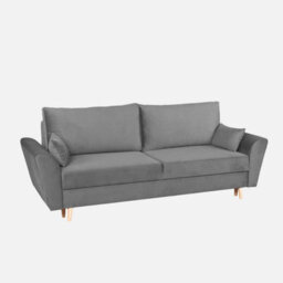 Heze Furniture Sendi 3 Seater Sofa Bed With Storage - Grey - thumbnail 1